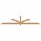 Ekena Millwork Redmond Smooth Timber Gable Bracket, Western Red Cedar, 108"W x 22"H x 3 1/2"D x 3 1/2"F, 5/12 Pitch GBW108X22X0404RED00SWR - alternate 1